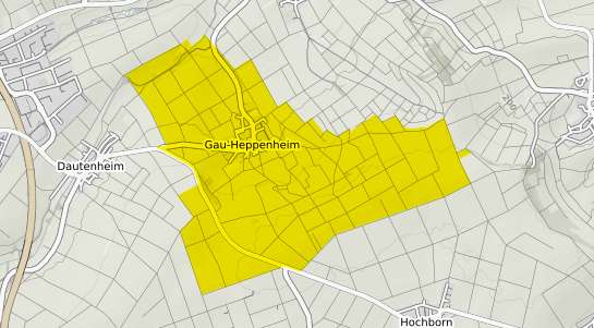 Immobilienpreisekarte Gau Heppenheim